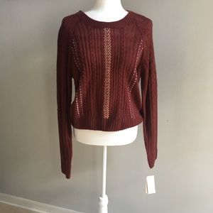 NWT Cooper Key Knit Sweater, Junior Large